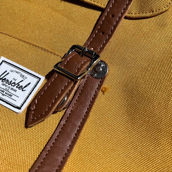 Hershel yellow backpack Little America Backpack Yellow  Chicory Coffee - Picture 7 of 13
